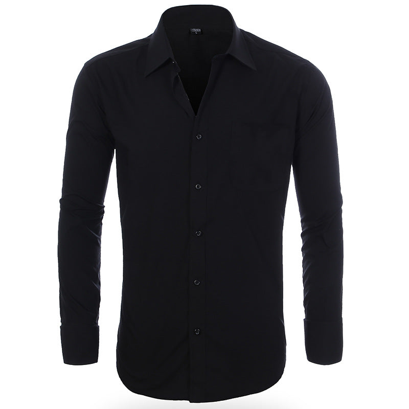 Cross-border Hot Sale Amazon Shirt Men's Casual Spring and Summer ebay Business Men's French Cufflinks plus size Men's Shirt