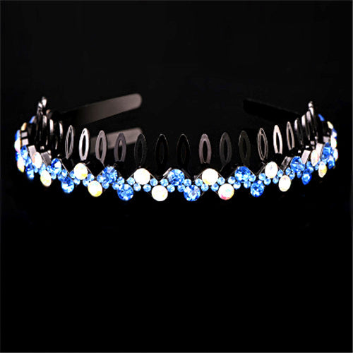 Wholesale Internet celebrity toothed non-slip headband hair band women's hairpin hair clip headdress women's all-match rhinestone hair pressing hair ring