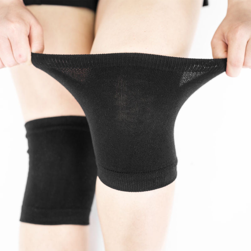 Spring and Summer Thin Large Size Knee Pad Men's and Women's Elbow Pad Sports Running Adult Air-conditioned Room Warm Old Cold Leg Knee Cover