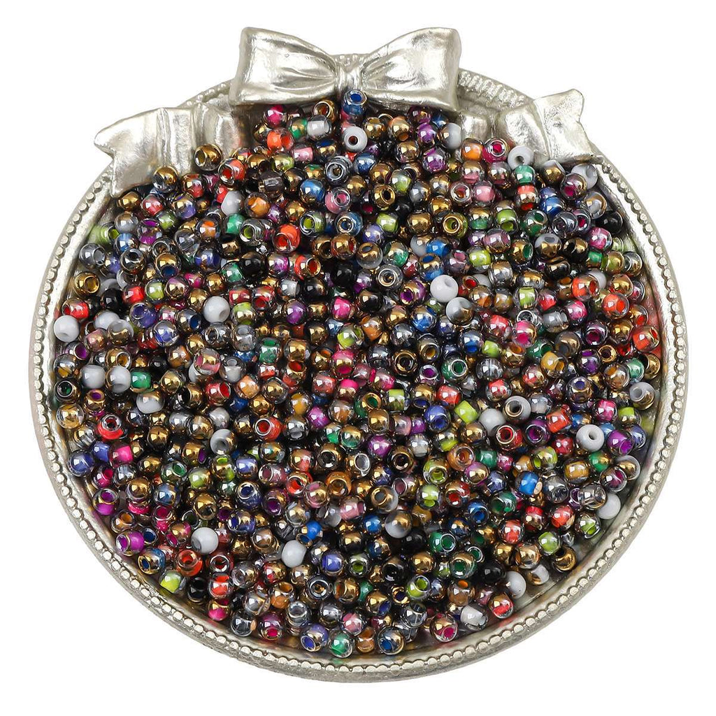 4mm domestic super high quality glass rice beads round beads diy accessories material bracelet necklace jewelry accessories loose beads