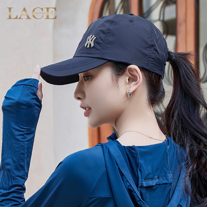 Quick-Drying Sun Protection Hat, Unisex Breathable Peaked Cap, Fashionable and Versatile Baseball Cap Wholesale Custom Logo