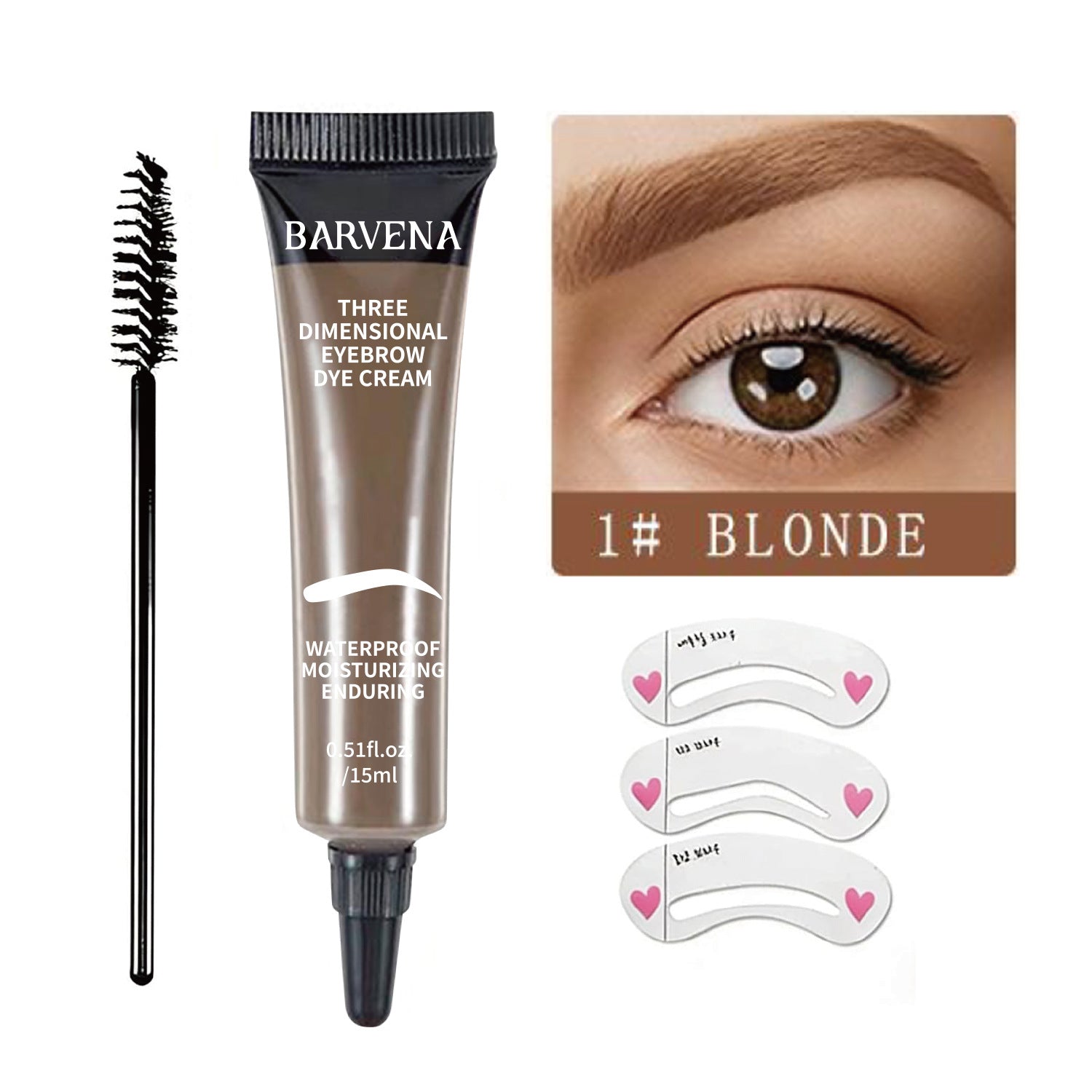 Cross-Border Popular Eyebrow Tinting Gel, Eyebrow Tint, Long-Lasting Waterproof Eyebrow Gel That Doesn'T Smudge