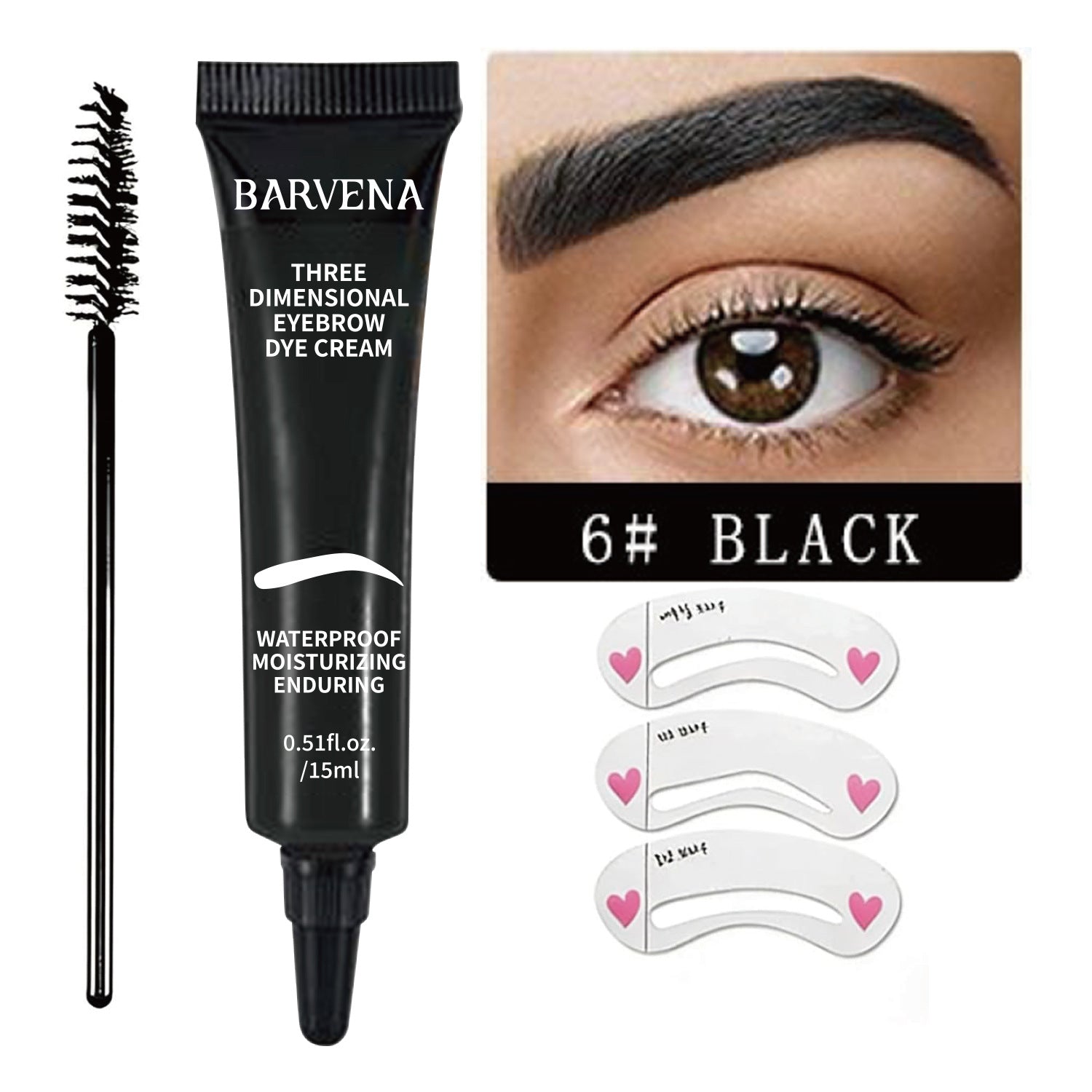 Cross-Border Popular Eyebrow Tinting Gel, Eyebrow Tint, Long-Lasting Waterproof Eyebrow Gel That Doesn'T Smudge