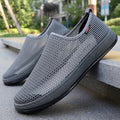 Summer Mesh Shoes Men's Cross-border Mesh Old Beijing Cloth Shoes Men's Breathable Dad Casual Breathable Middle-aged and Elderly Car Shoes