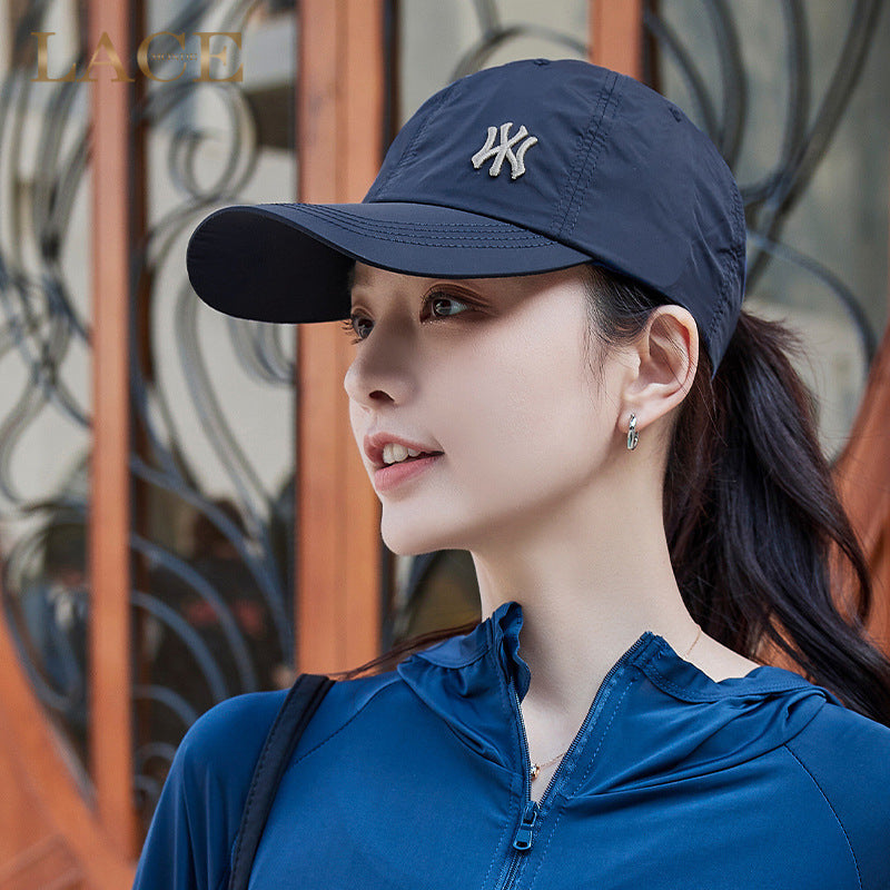 Quick-Drying Sun Protection Hat, Unisex Breathable Peaked Cap, Fashionable and Versatile Baseball Cap Wholesale Custom Logo