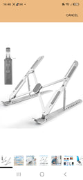 Foldable laptop stand