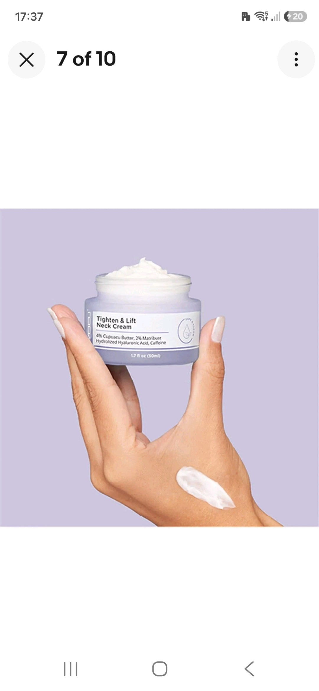 Gopure neck cream